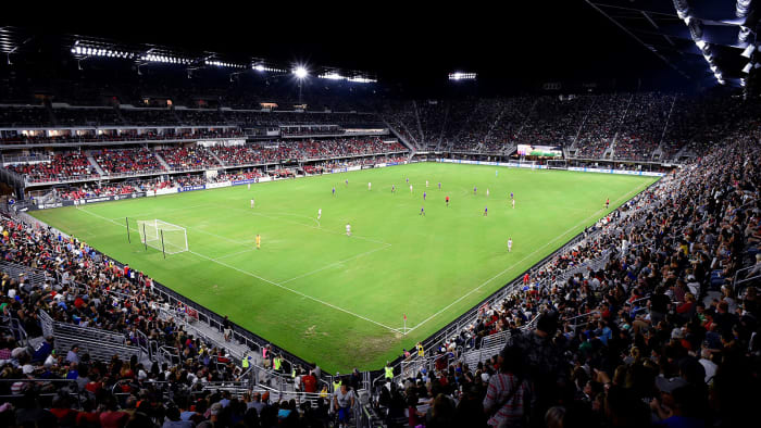 The Washington Spirit sold out DC United's Audi Field